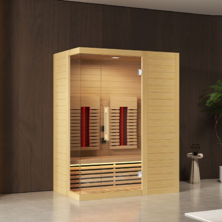 combination steam and infrared sauna